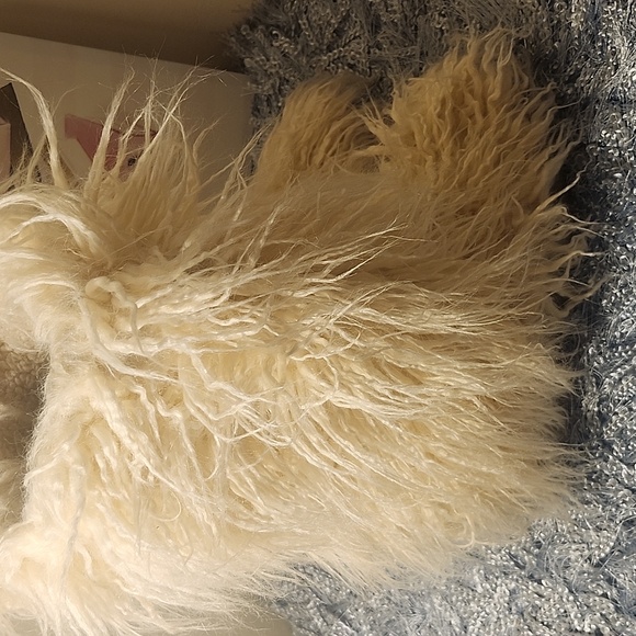 Jeffery Campbell Fluffy Cream Boots - Picture 4 of 7